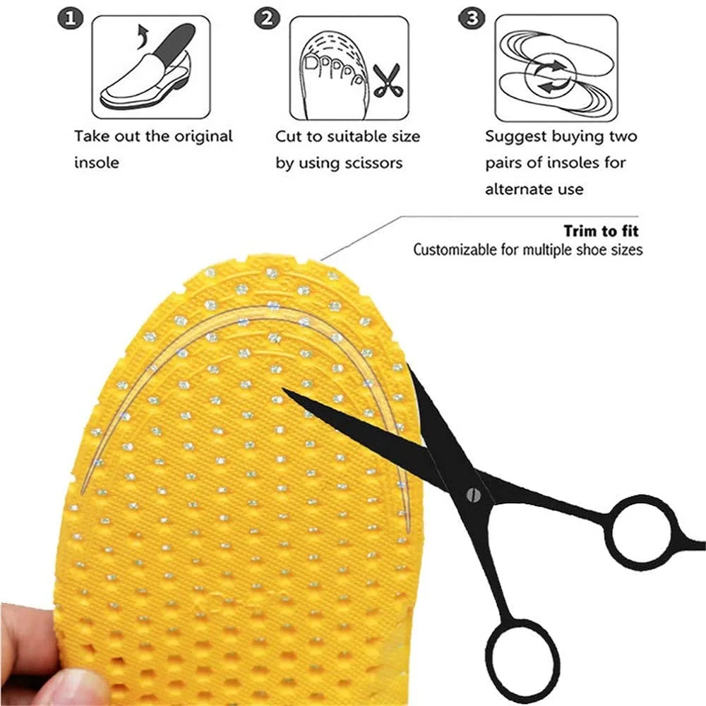 Breathable Shoe Insoles Water Shoes Inserts Sports Shoe Insole Replacement