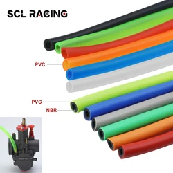 SCL Racing 5pcs Colorful Motorcycle Carburetor Gas Oil Hose Fuel Line Petrol Tube Pipe For Honda Suzuki KT Dirt Pit Bike ATV