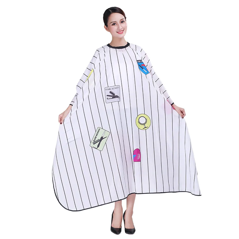 Salon Professional Hair Styling Cape Adult Stripe Printing Hair Treatments Hair Cutting Coloring Barber Hairdressing apron cape