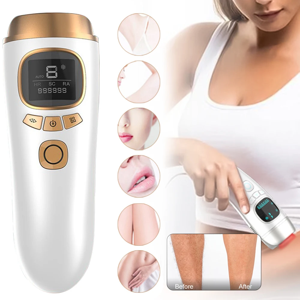 999999 Flashes Laser Epilator Painless IPL Photoepilator Hair Removal Home Bikini Hair Removal Device Epilator Dropship