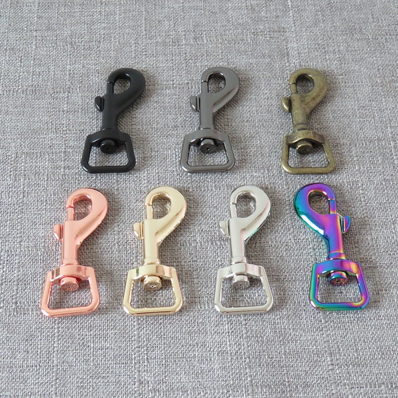 20pcs 15mm metal belt buckle bag clasps lobster swivel trigger clip snap hook dog pet leash straps belt buckle sewing accessory