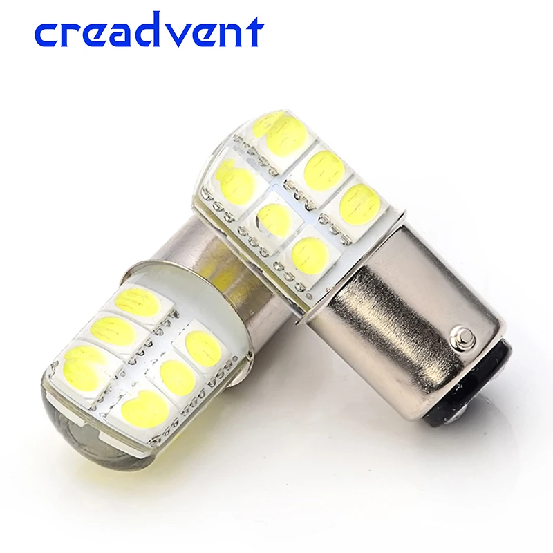 4pcs 1157 P21/5W  Bay15d S25 LED 12SMD 12V 1W Silica gel Automobile Car Brake Stop Parking DRL Light Red/White/Yellow