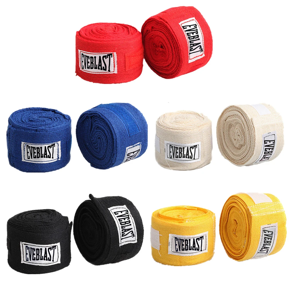 1 Rolls Cotton Sports Strap Boxing Bandage Sanda Muay Thai Taekwondo Hand Gloves Wraps Boxing Handwraps For Training Bandages