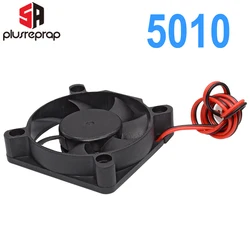 Ventilateur de refroidissement sans balais 12V 24V, pour Reprap, pièces d'imprimante 3D, refroidisseur cc, ventilateur en plastique 50x50x10mm, 5010