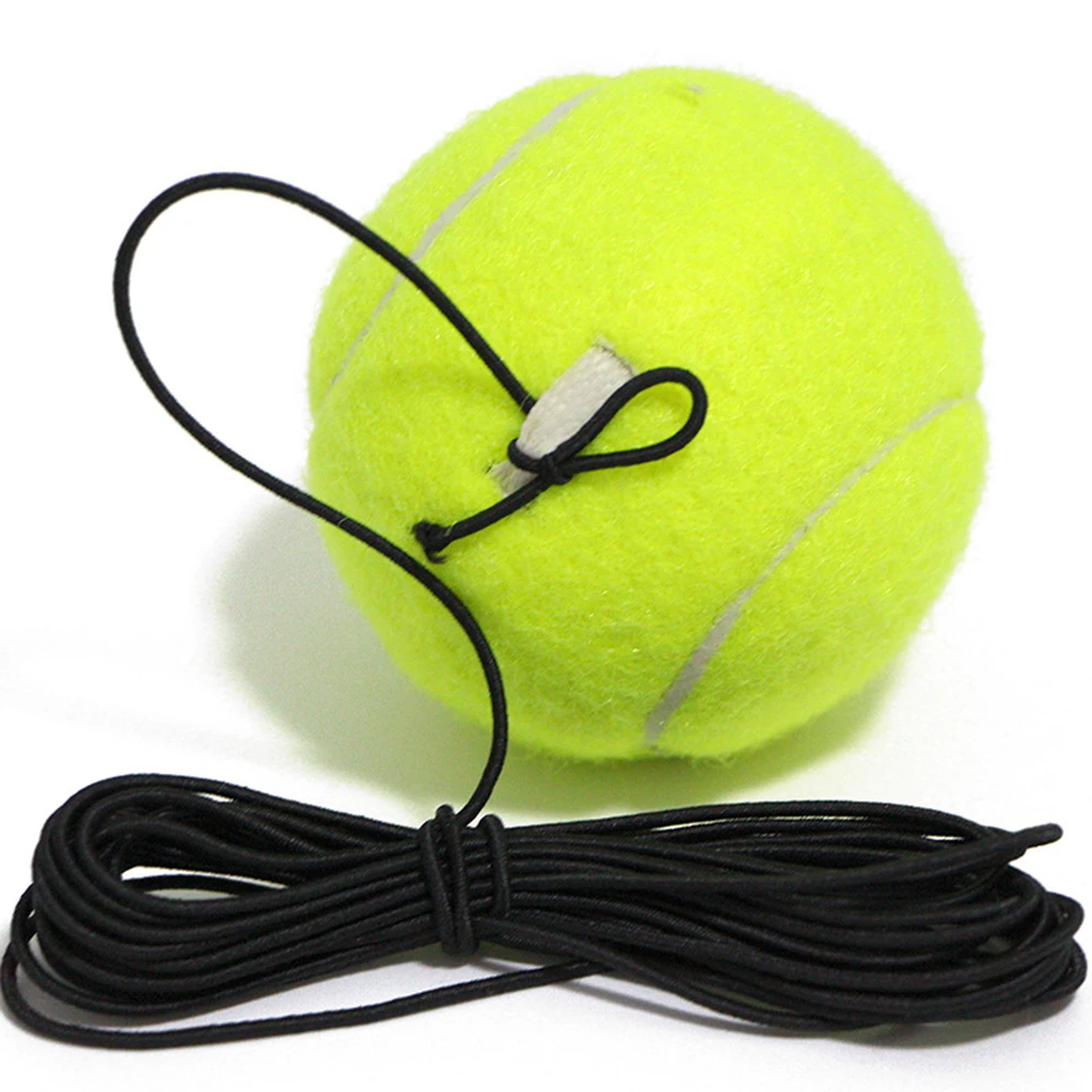 Pelota de entrenamiento de tenis portátil profesional con cuerda elástica de 4m, pelota de práctica de rebote, equipo de ejercicio de autopráctica