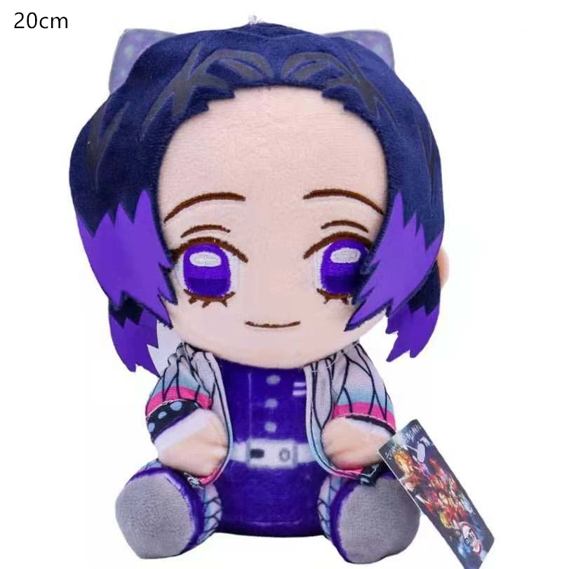 Original 20cm Dämon Slayer Klinge Plüsch Spielzeug Kimetsu Keine Yaiba Kamado Tanjirou Tomioka Giyuu Agatsuma Zenitsu Douma Sabito plüsch