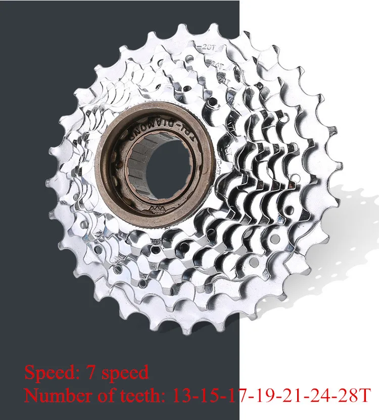 Mountain Bike Threaded flywheel 6 7 8 9 10 Speed 11-28T 11-32T Freewheel 28t 32t Bicycle flywheel folding tower wheel Multiple