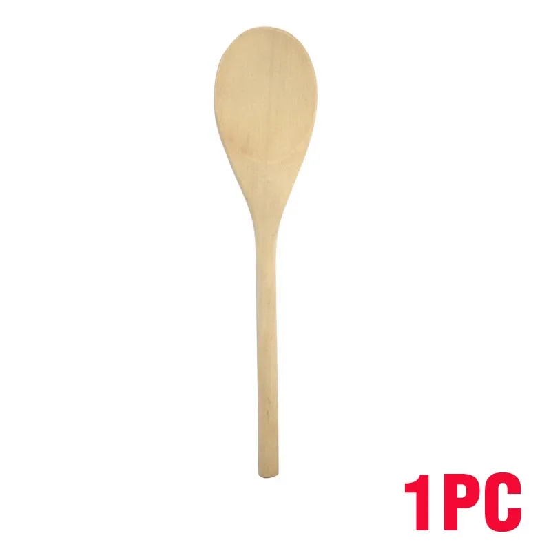 

Wooden Spoon 1PC 25cm10inch Solid Wood Tool Kitchen Utensils Stirring Cooking Mixing Spoon