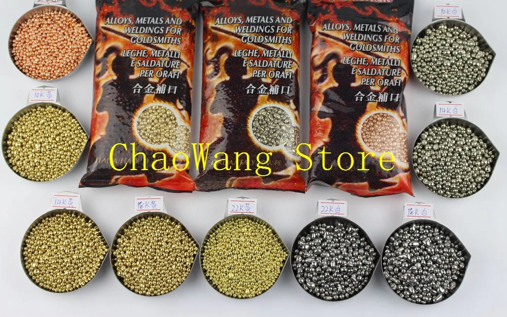 100g/bag Jewelry Casting alloy  yellow alloy white alloy silver alloy