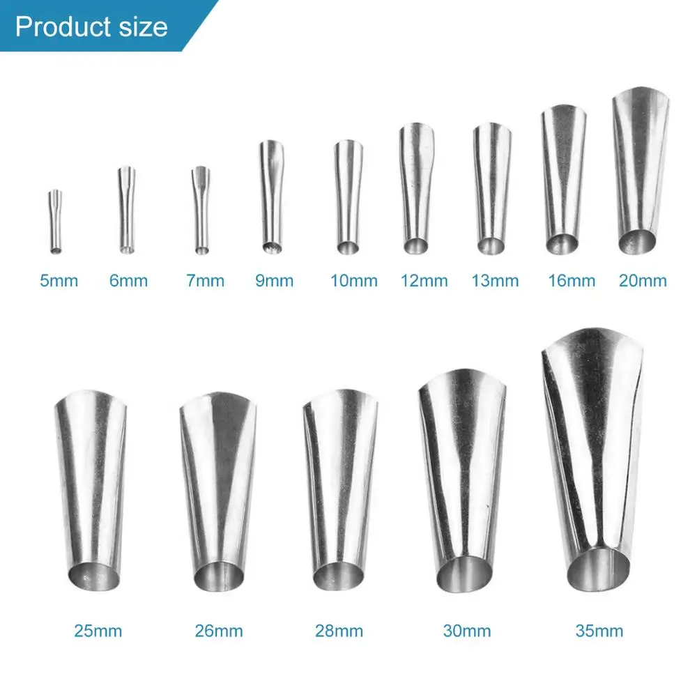 14PCS Perfect Caulk Nozzle Applicator Reusable Caulking Finisher Stainless Steel Sealant for Kitchen Bathroom Window