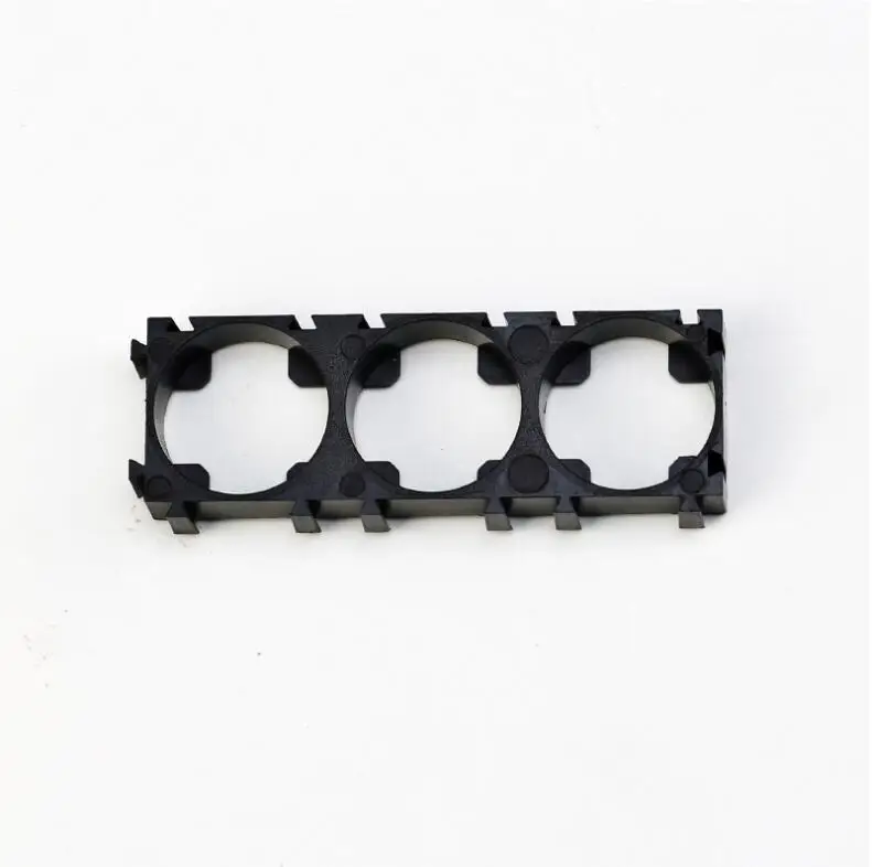 MasterFire 30pcs/lot 21700 3x Battery Holder Bracket Cell Safety Anti Vibration Black Plastic Brackets For 3P 21700 Batteries