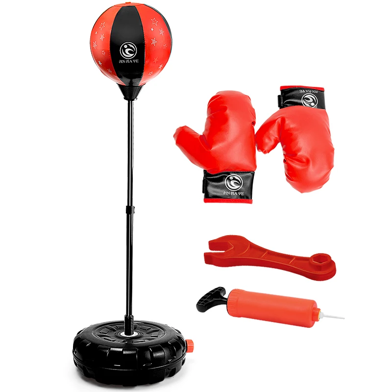 Kids Boxing Gloves Kit Karate Muay Thai Guantes Boxeo Fight  Children Punching Bag Training Toy Adults Boxing Gloves Equipment