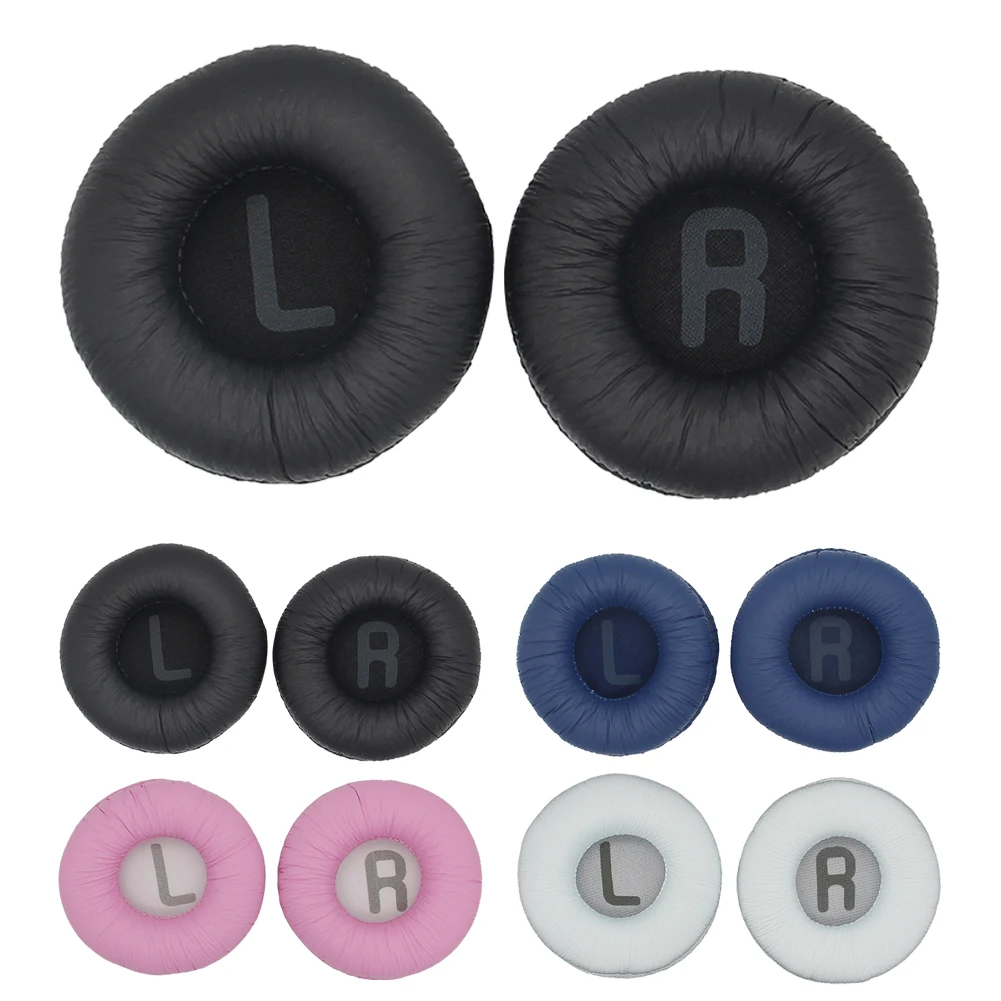 1 Pair Soft Earpads Headphones Protein Leather Foam Ear Pad Pillow Cover Cushion Replacement for JBL Tune 500BT  T450BT T600