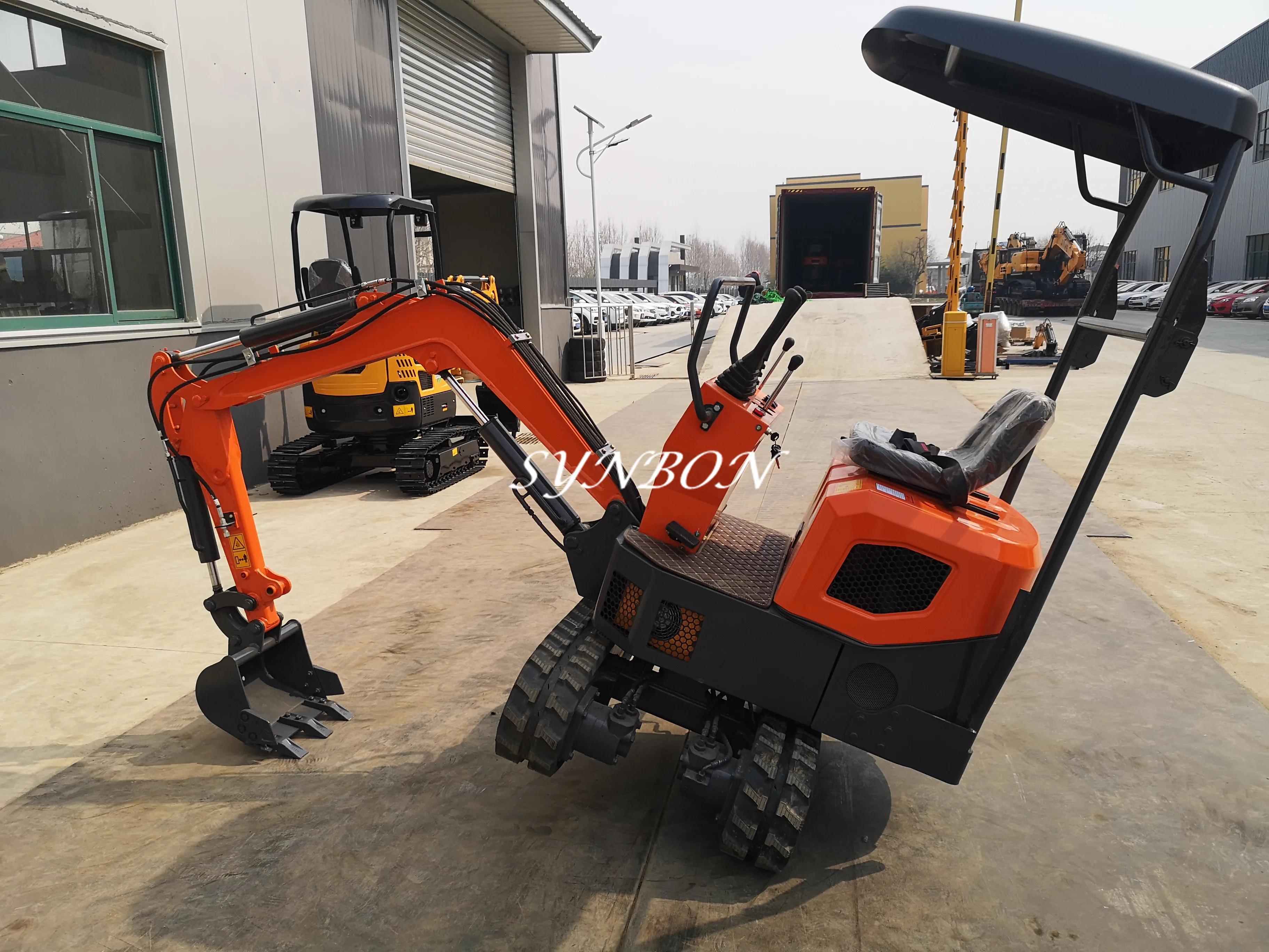SYNBON Mini Crawler Excavator New Garden Digging Tools Micro Digger SY601