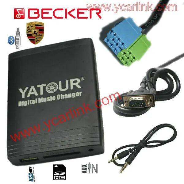 

Yatour Music USB SD AUX Adapter Changer for Porsche Mercedes Benz Ford Becker 2234 CDR21 BE2340 Monza CDR-220 CD Radio Charger