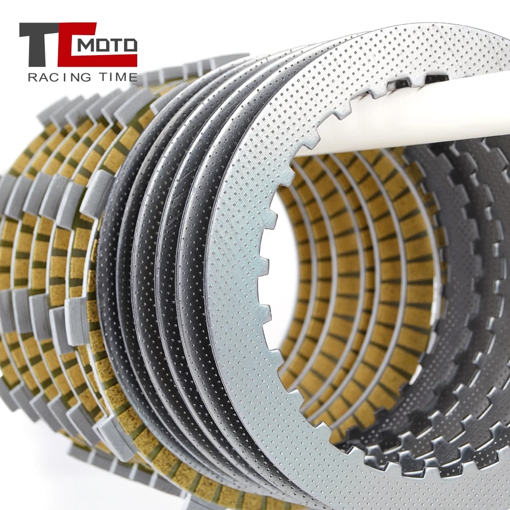 Sprzęgła tarcza cierna płyty zestaw do hondy CB 750F CB750F pięćdziesiąt siedem CB750 Nighthawk 750 1992-2002 22201-MT6-601 22321-MN4-000 — zdjęcie 6