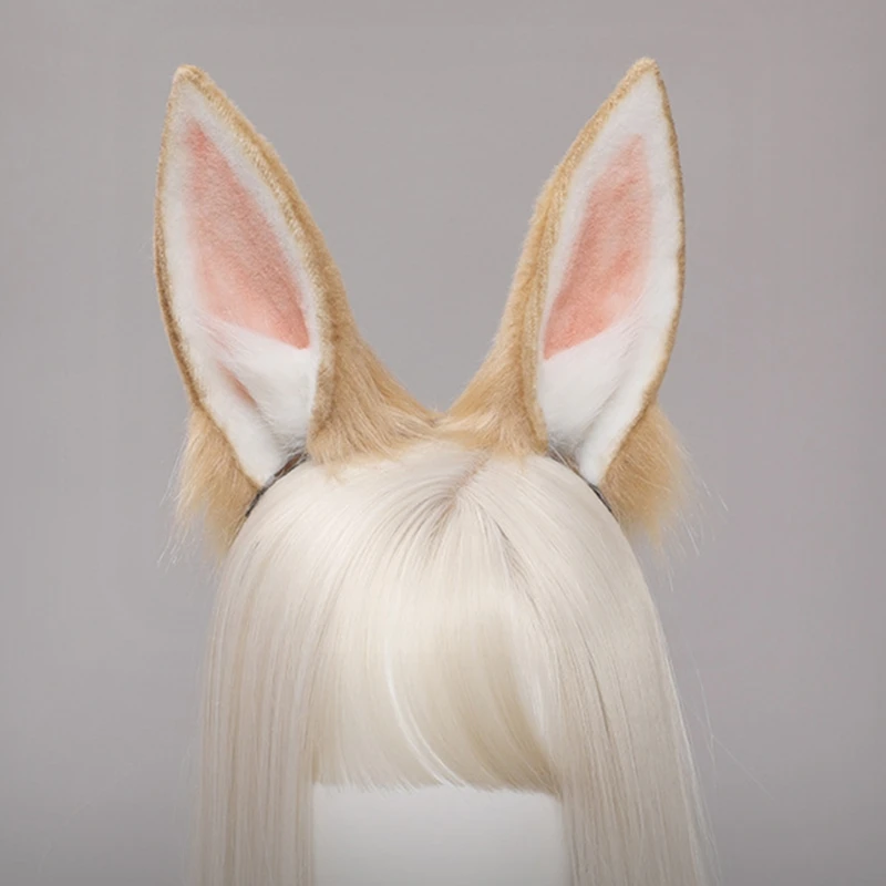 Lolita Mũ Trùm Đầu Lông Thỏ Tai Mèo Mũ Đời Kawaii Bunny Tóc Vòng Cho Halloween Cosplay Mũ Trụ, Các Bữa Tiệc