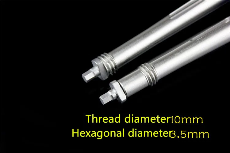 spine Orthopedic Instrument Medical Multi-axis Multidirectional pedicle bone screw driver long Short tail 6.0 screw-rod system