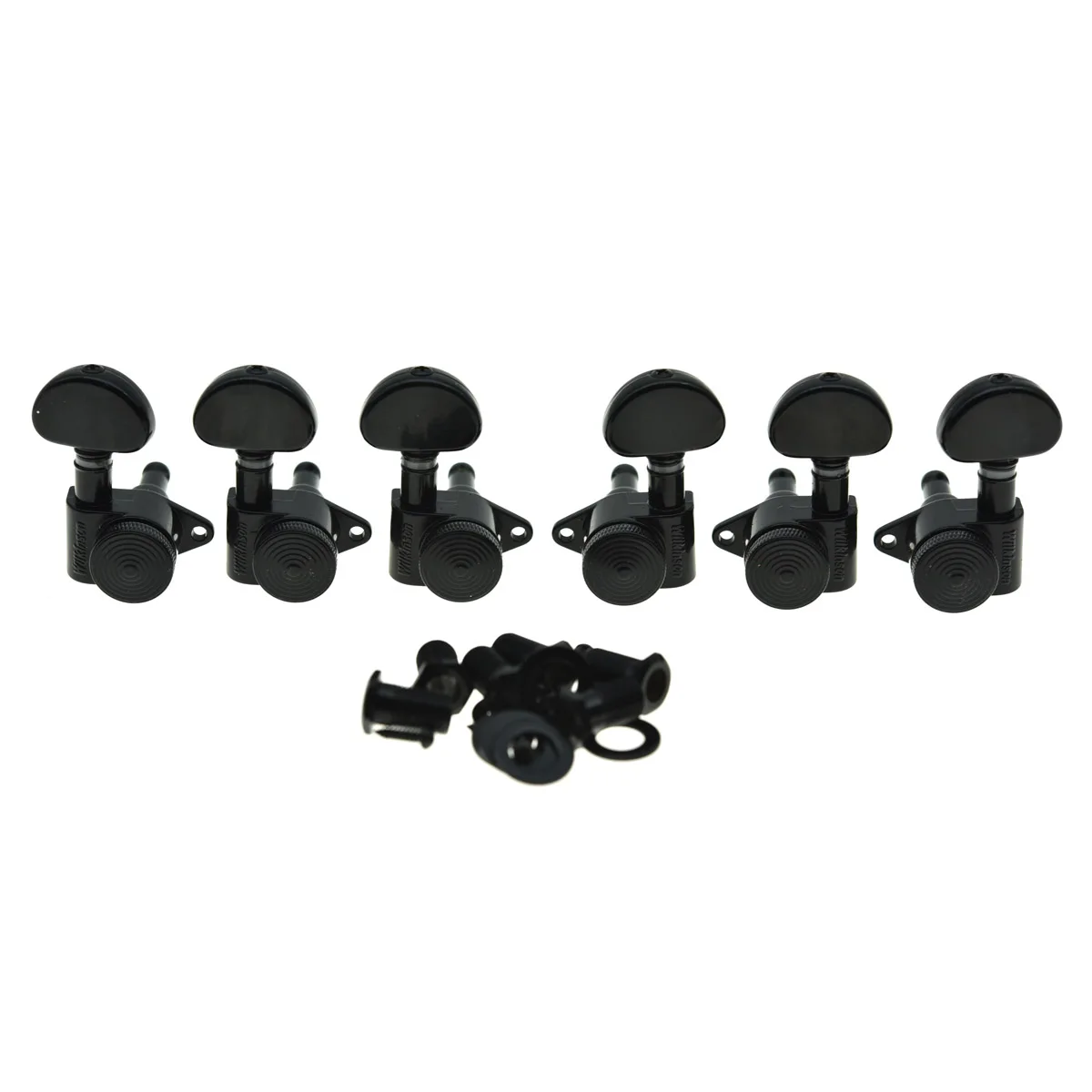 Wilkinson Locking Guitar Tuners 3x3 ROTO Style Full Size Tuning Keys Pegs Guitar Machine Heads for Gibson or Acoustic Guitars