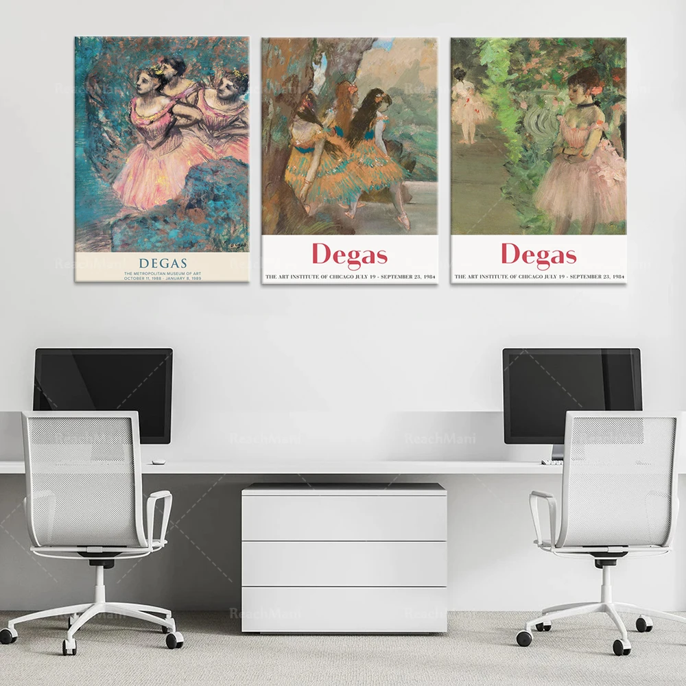 Edgar Degas Art Exhibition Digital Télécharger Ballerina Poster vintage Dance Ballet Print