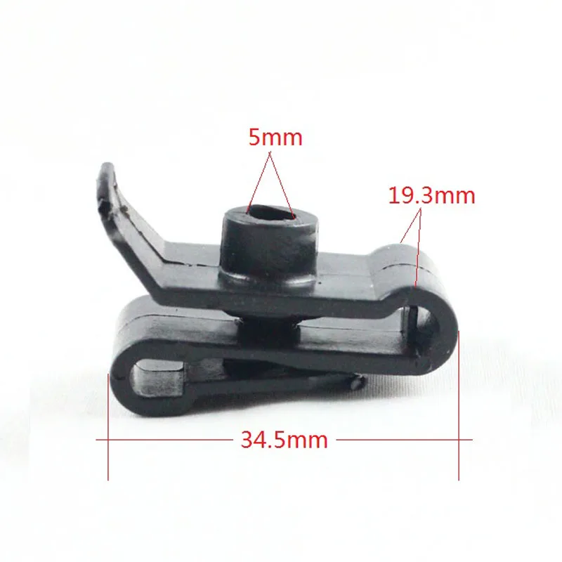 500x Nylon U Nut Screw Hood Fender Wheel Housing Clips For Mazda Toyota GM Car Accessory