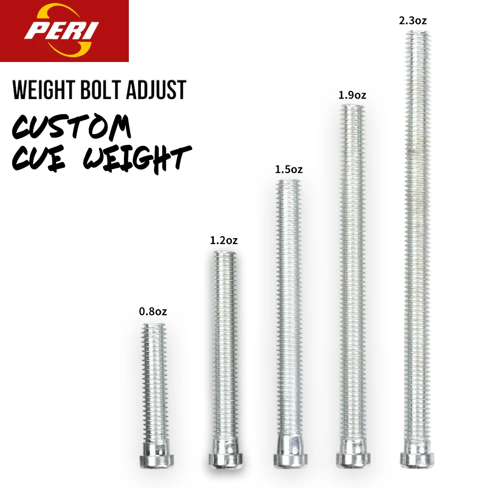 PERI Weight Bolt Heavy Screws Suit For PERI MEZZ JF OMIN Cue Adjust Weight Billiard Weight Bolt Billiard Accessories
