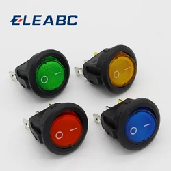 4Pcs Car 220V Round Rocker Dot Boat LED Light Toggle Switch SPST ON/OFF Top Sales Electric Controls