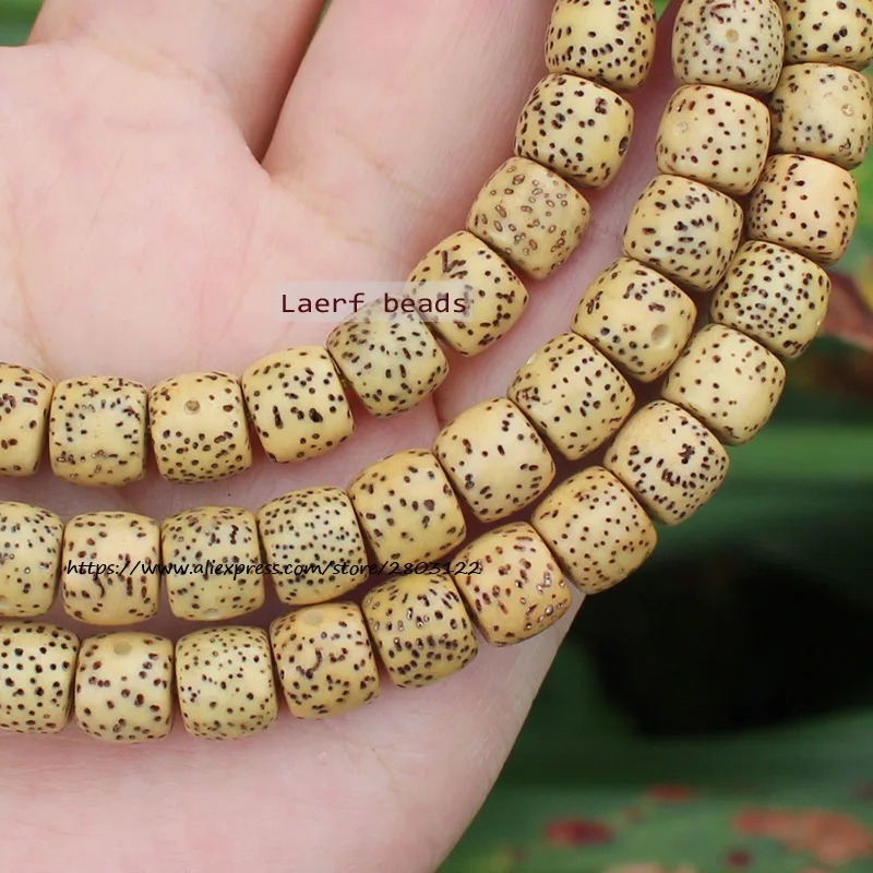 Natural 114Pcs Bodhi Rudraksha High density Chicken Oil Yellow Bodhi Beads Xingyue Bodhi Beads,For DIY Jewelry Making !