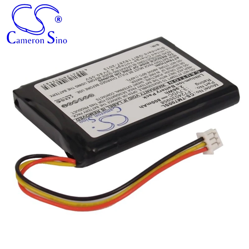 CameronSino – batterie de navigateur, pour TomTom One XL XL 325 eden, pour GPS, LG ICP523450 C1, F702019386