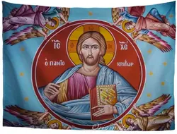 Spring Warner Classical Biblical Art Wall Hanging Anonymous Portrait Of Jesus Middle Age Art Dorm Decorate Tapestry