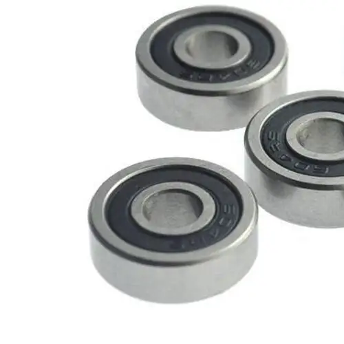 Rodamientos de goma sellados para ABEC-1, rodamiento de acero cromado, 5x14x5mm, 605, 605RS, 605-2rs, 5/10 unidades