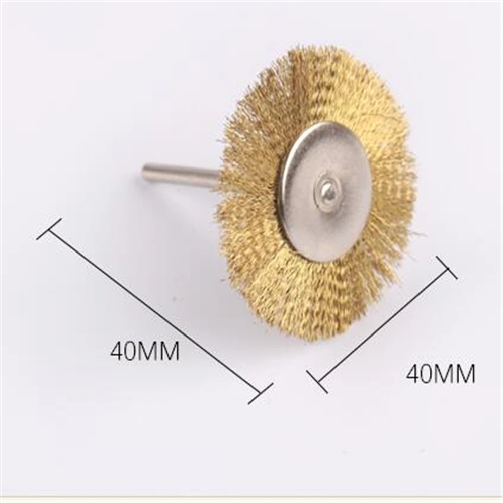 3mm Handle Stainless Steel Wire Nylon Brush For Electric Grinder Polishing And Derusting Flat Brush Bowl Brush Pen Brush