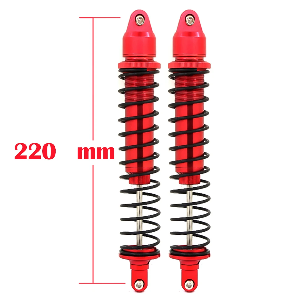 2pcs Aluminum Alloy Oiled Shock Absorber 7761 For 1/5 Scale TRAXXAS Model X-MAXX Monster Truck RC Car Upgrade Part