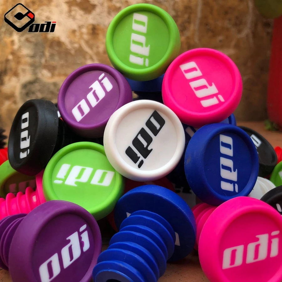 Odi Mountain Bicycle Parts Grip Anti-slip Firm Handlebar Caps Manopole Mtb Bike Bar Ends Plugs For Bmx Dh Fr Balance Bike 2 Pcs