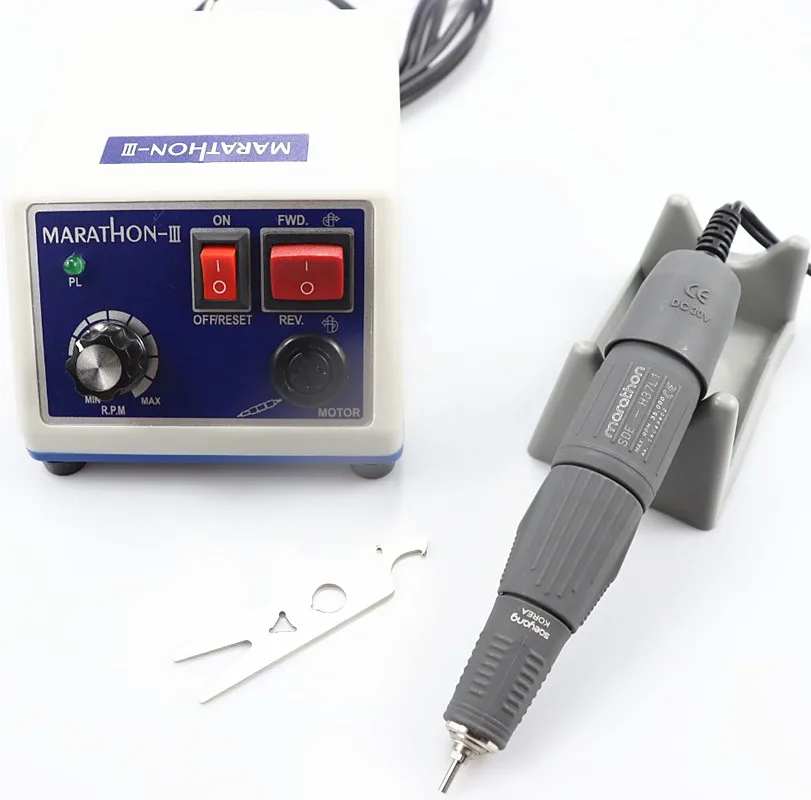 Micromotor Machine LAAOVE N3 35k RPM Polishing Handpiece or E type Electric Motor contra angle & straight handpiece