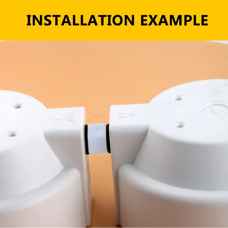 1/4 ''Nam Đến 1/4" Ren Ngoài Ống Nhựa Nylon Với Vòng Cao Su 12.5MM Thẳng Kết Nối Hồ Cá máy Lọc Nước RO