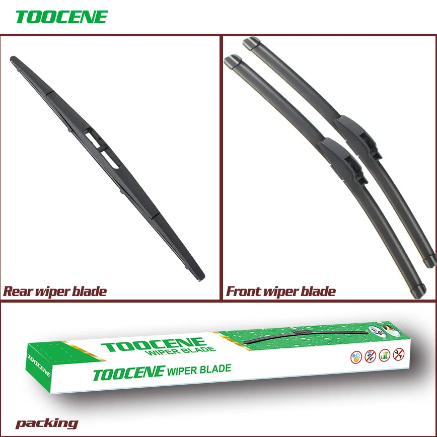 

Front and Rear Wiper Blades For Acura TSX 2004-2008. windshield Windscreen Wipers Car Accessories 26"+16"+12"