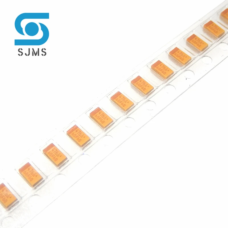 10/20/50PCS Brand new original SMD Tantalum Capacitor 476M 47UF 10V ±20% 476A Type A 3216 1206 Capacitance High Quality