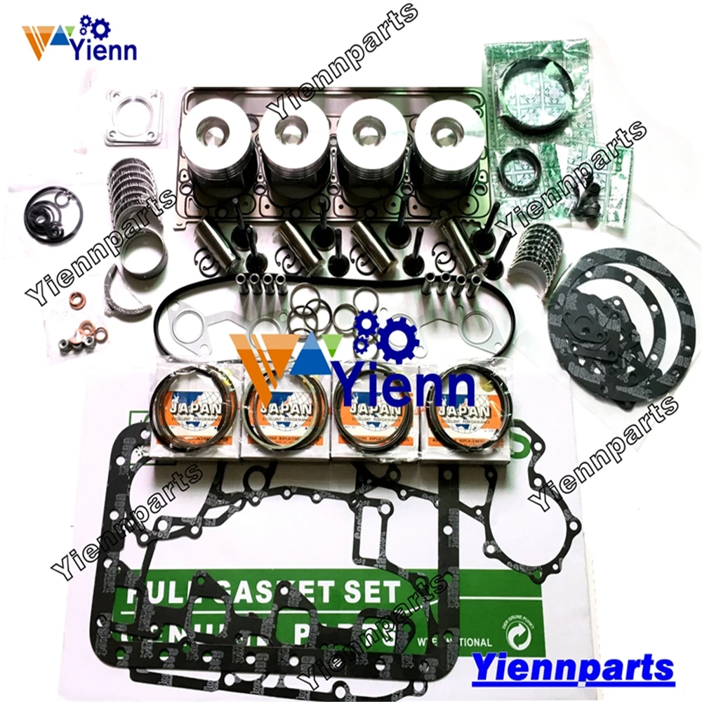 For KUBOTA V1903  Overhaul Rebuild Kit V1903-B  L3600DT L3710HST Diesel Engine Repair Parts