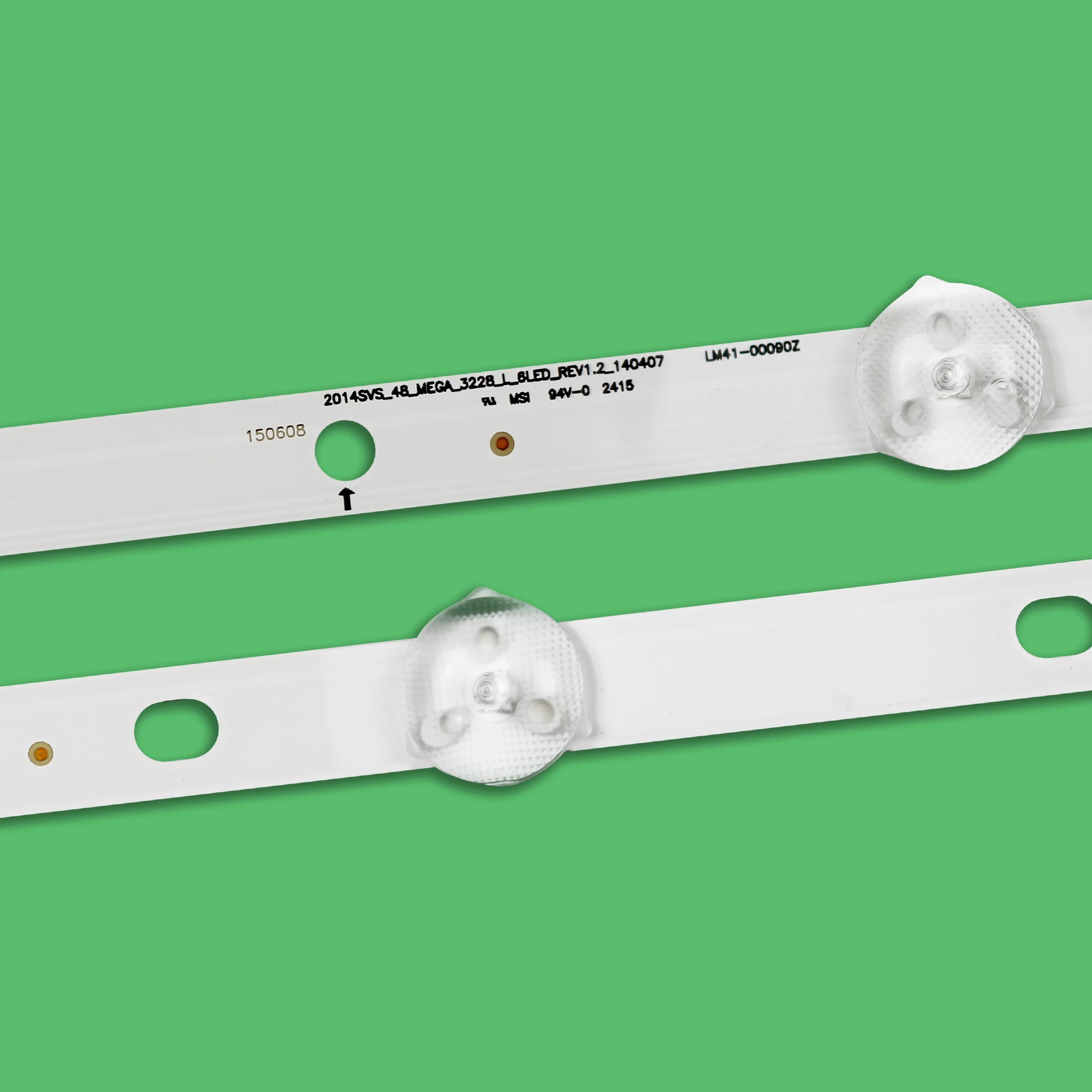 Nova 8pcs Tira Conduzida Luz de Fundo para Samsung UN48H4005AF UE48H4200 2014SVS_48_MEGA_3228_R_5LED L_6LED CY-HH048AGLV1H UE48H4273SS