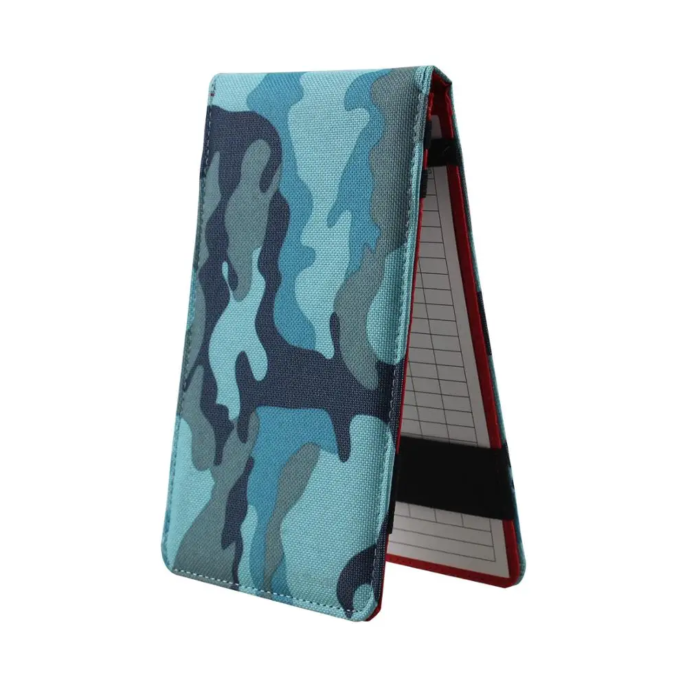 CRESTGOLF soporte para tarjeta de puntuación de Golf, cuaderno de entrenamiento, cubierta de sujetalibros de rendimiento, 2 tarjetas de puntuación y