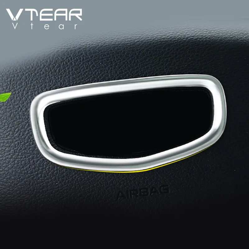 Vtear For Geely Coolray SX11 BelGee X50 interior steering wheel frame Mouldings trim cover Sequin car styling accessories parts