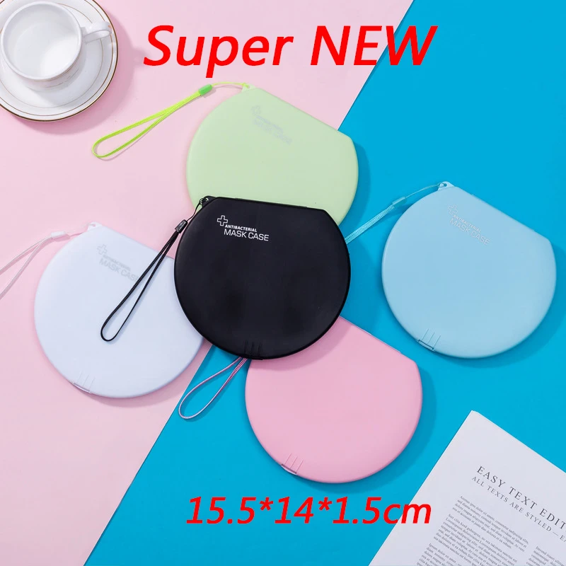 Mask Storage Box Mask Packaging Box Dustproof Portable Mask Case Face Mask Folder Safe Pollution Disposable Mask Box Organizer