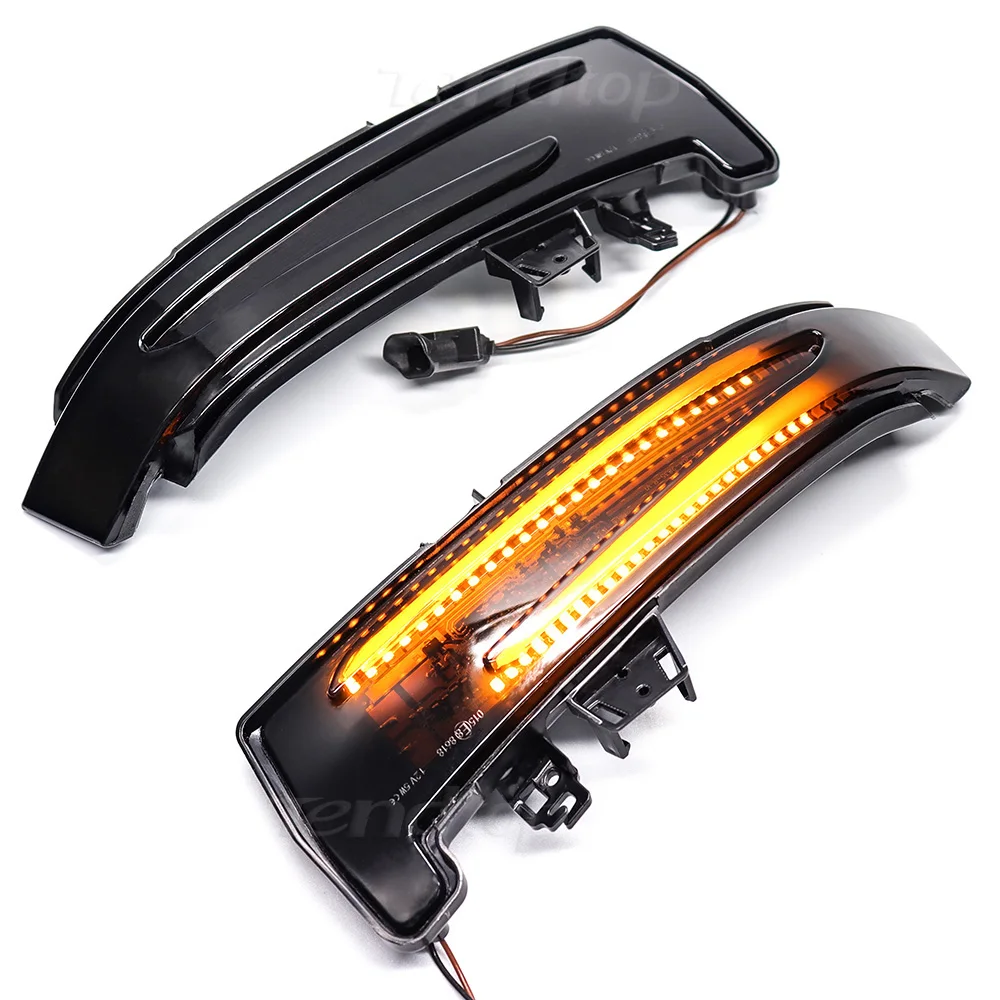 Side Wing Dynamic Turn Signal Light Rearview Mirror Indicator For Mercedes Benz W176 W246 W212 W204 CLA C117 GLA GLK W221 W218