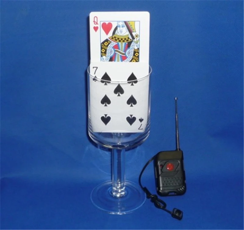 Remote Control Card Rise - Magic Tricks Card Stage Magic Props Illusions Mentalism Gimmick Magician Chosen Card Rising Fun