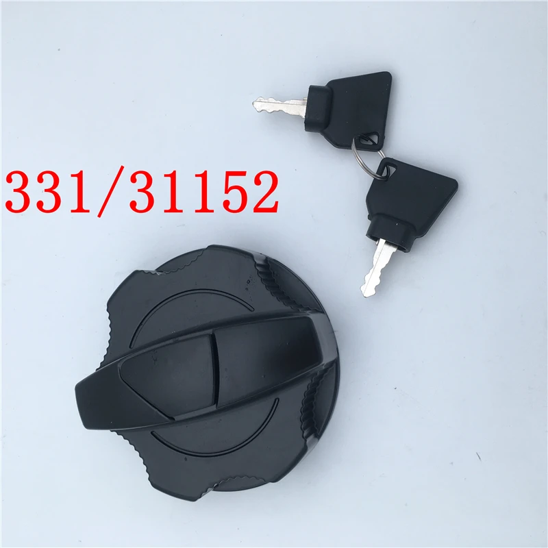 331-31152 3313352 Excavator Fuel Diesel Tank CAP Cover With 2 Key for JCB JS130 JS160 JS220 JS145 JS460 JS210JS18 331/31152