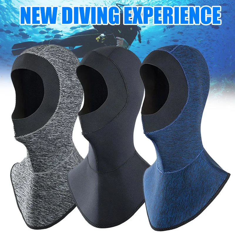 Capa de mergulho neoprene 3mm boné de mergulho bib capa de mergulho quente durável stretchable para surf snorkeling vela fou99