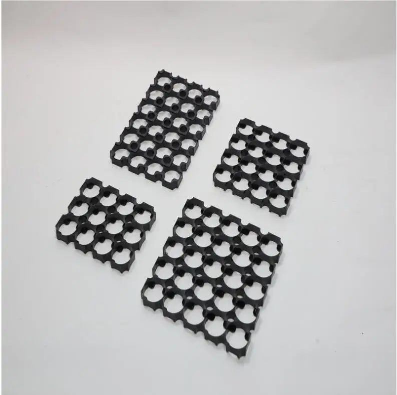 

20pcs/lot 4*5 4*6 4*7 4*8 26650 Batteries Holder Storage Box Bracket Cell Battery Cylindrical Anti Vibration Case Brackets