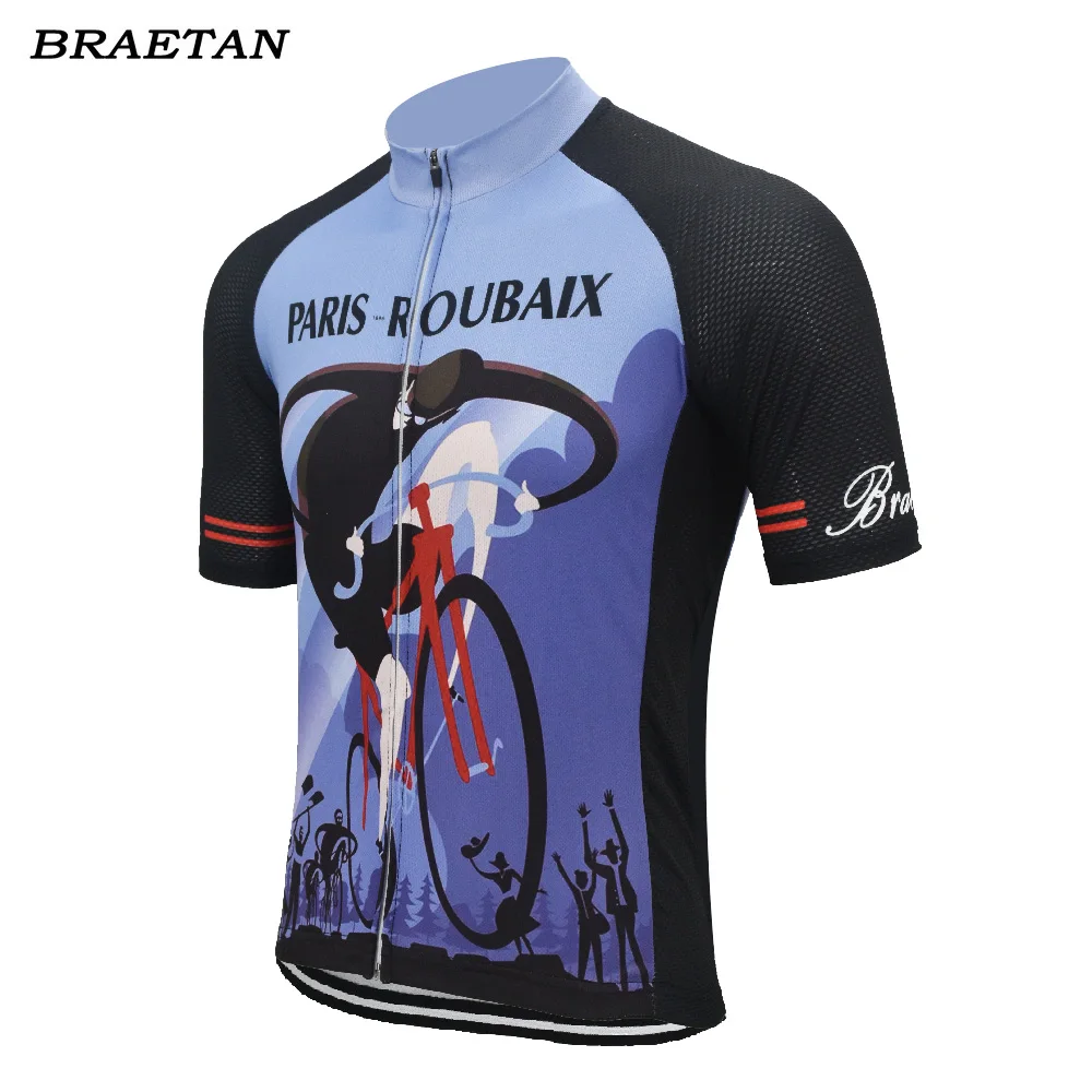 Paris-roubaix Cycling jersey Men summer short sleeve clothing Cycling Wear bicycle clothes cycling clothing braetan