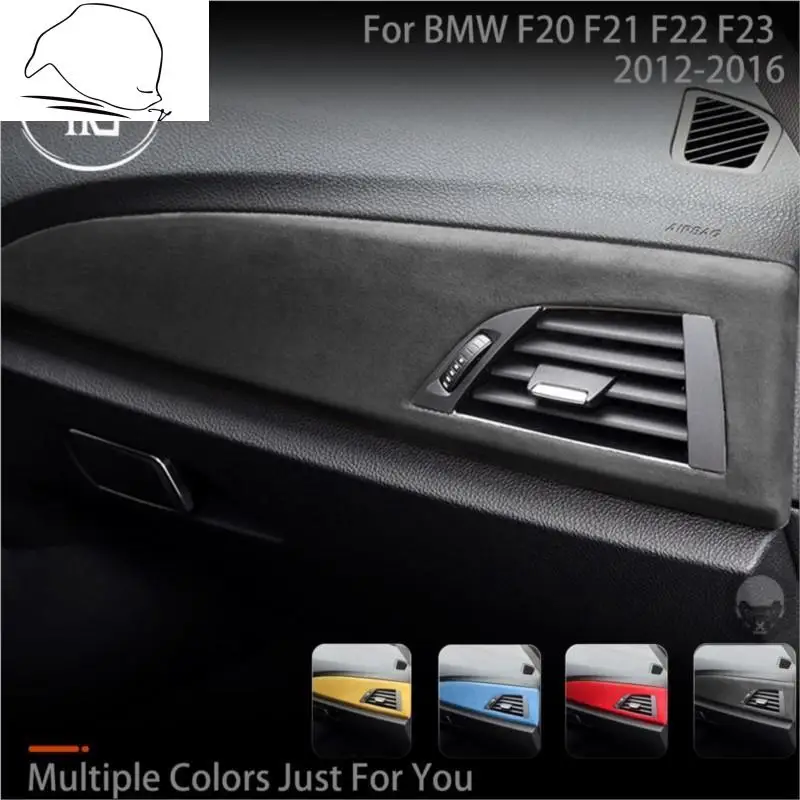 

Turn Fur Suede Wrap Cover For BMW Low Allocation Interior 1 2 Series F20 F21 F22 F23 Dashboard Panel ABS Trim Accessories